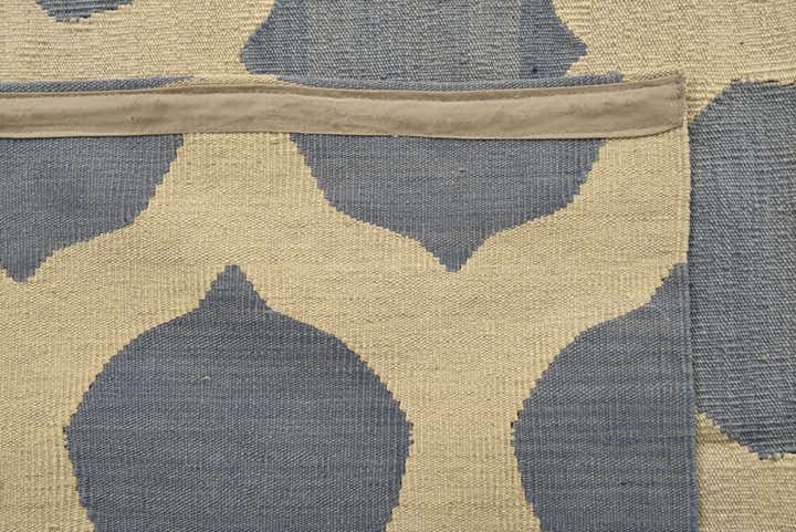 8' 6 x 9' 8 Hand Woven Kilim Modern Wool Rug