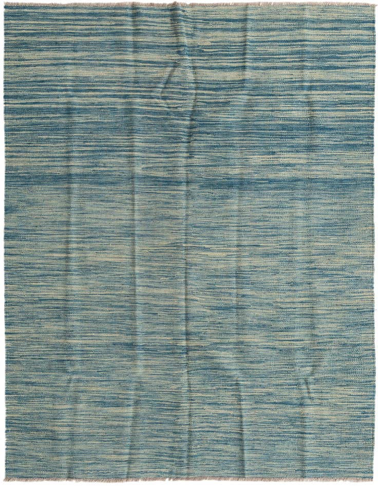 Detail image of 4' 9 x 6' 5 Hand Woven Kilim Modern Wool Rug