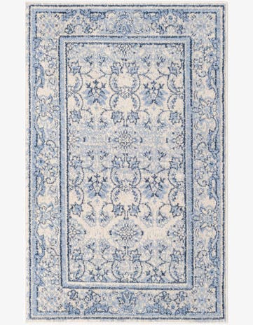 Ivory Blue Miranda Rug