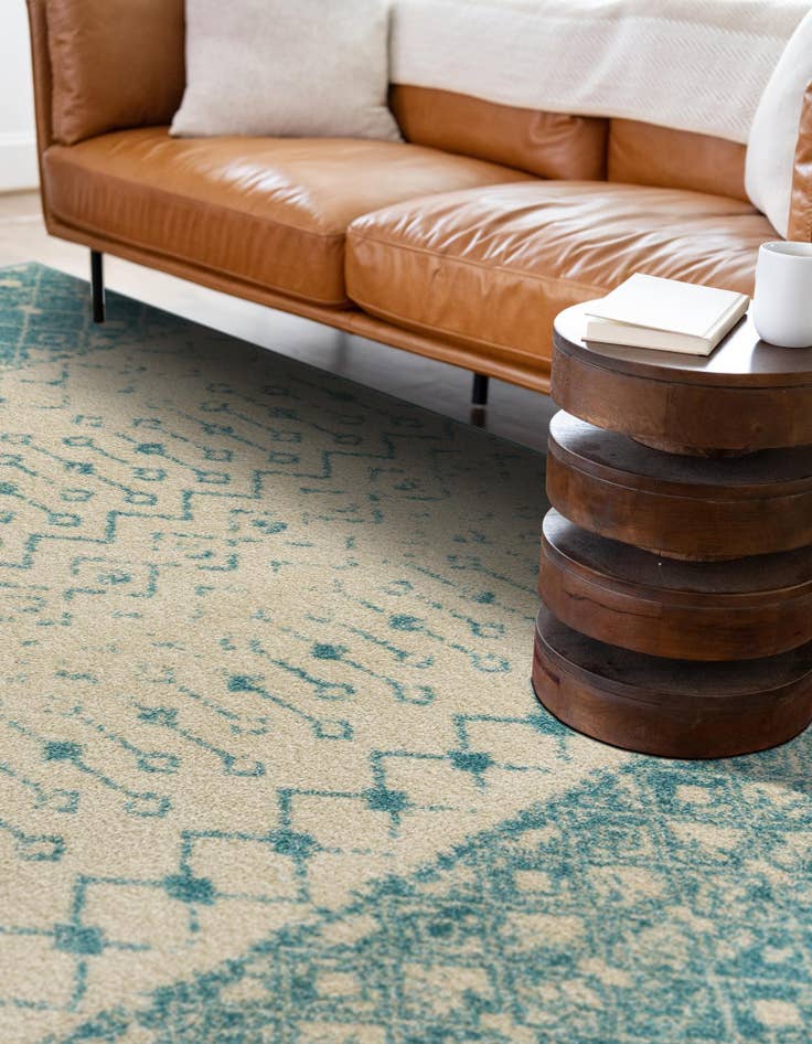 Detail image of 2' x 3' Moroccan Trellis Rug