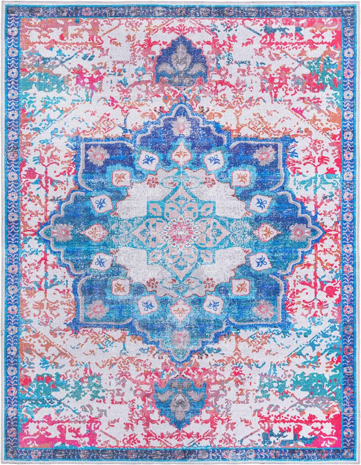 Detail image of 7' 10 x 11' Washable Renaissance Rug