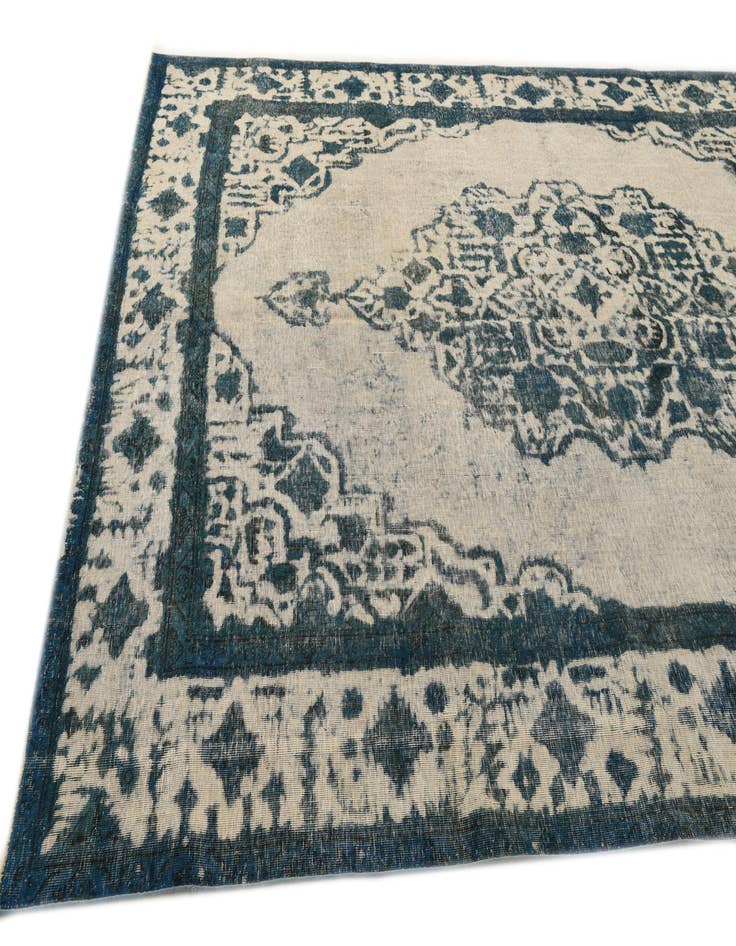 Detail image of 7' 9 x 11' 3  Hand Knotted Ultra Vintage Persian Wool Rug