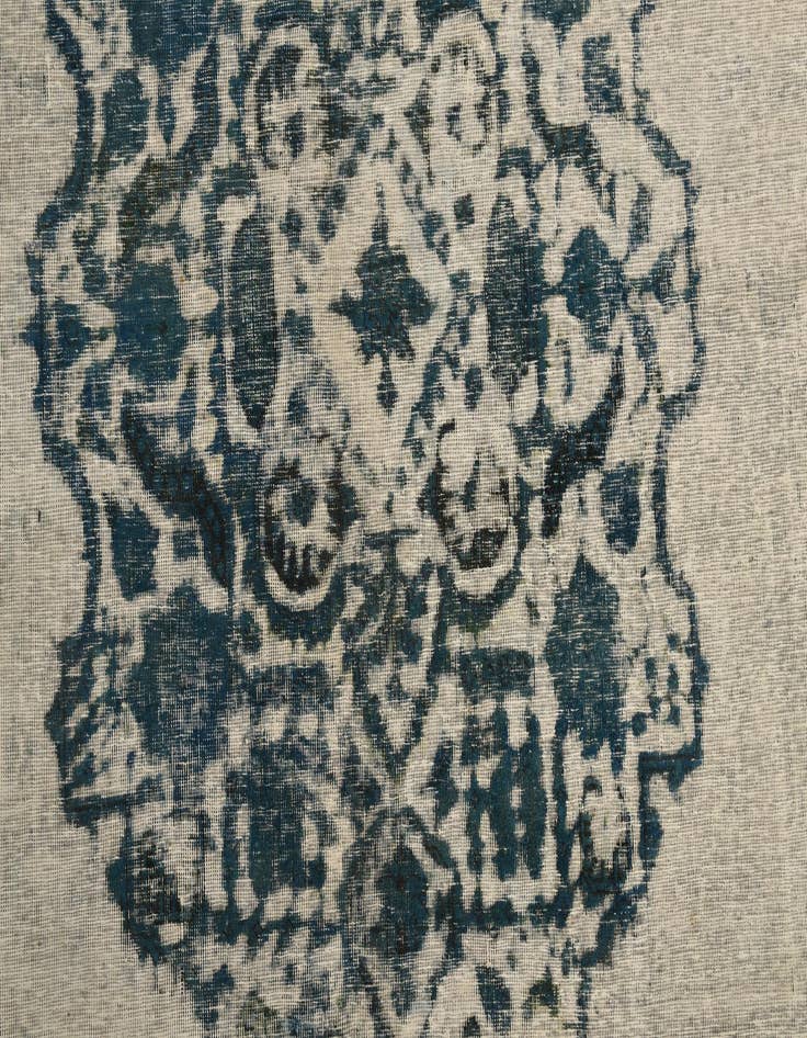 Detail image of 7' 9 x 11' 3  Hand Knotted Ultra Vintage Persian Wool Rug