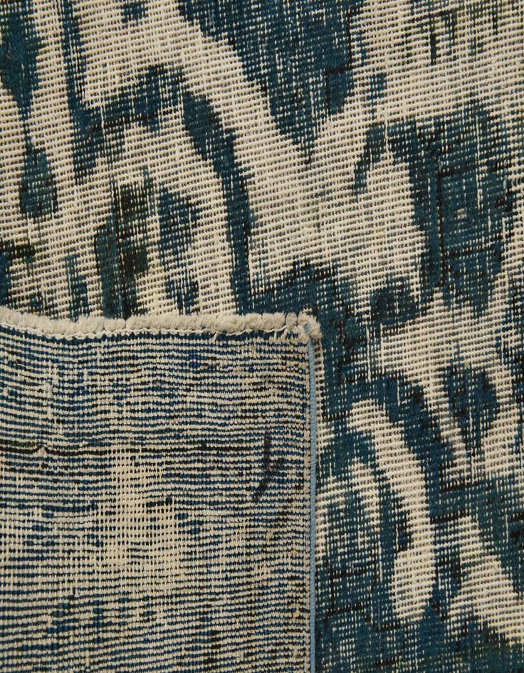 Detail image of 7' 9 x 11' 3  Hand Knotted Ultra Vintage Persian Wool Rug