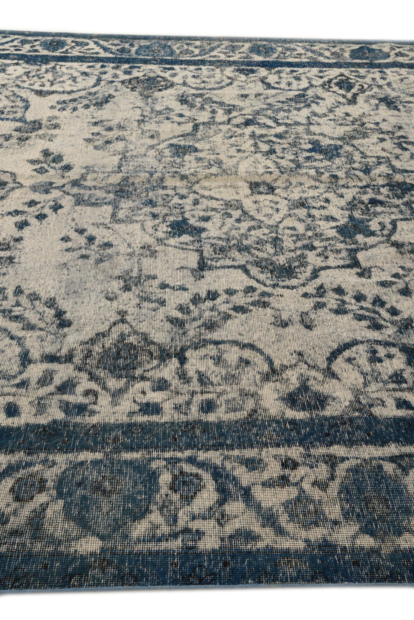 9' 10 x 12' 4 Hand Knotted Ultra Vintage Persian Wool Rug