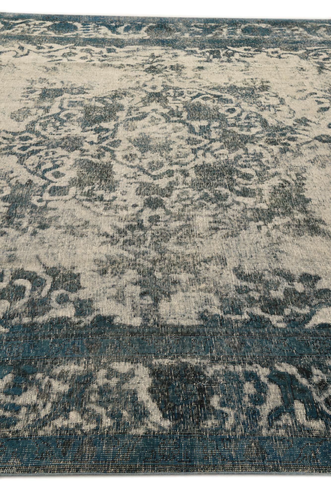 9' 4 x 12' 6 Hand Knotted Ultra Vintage Persian Wool Rug