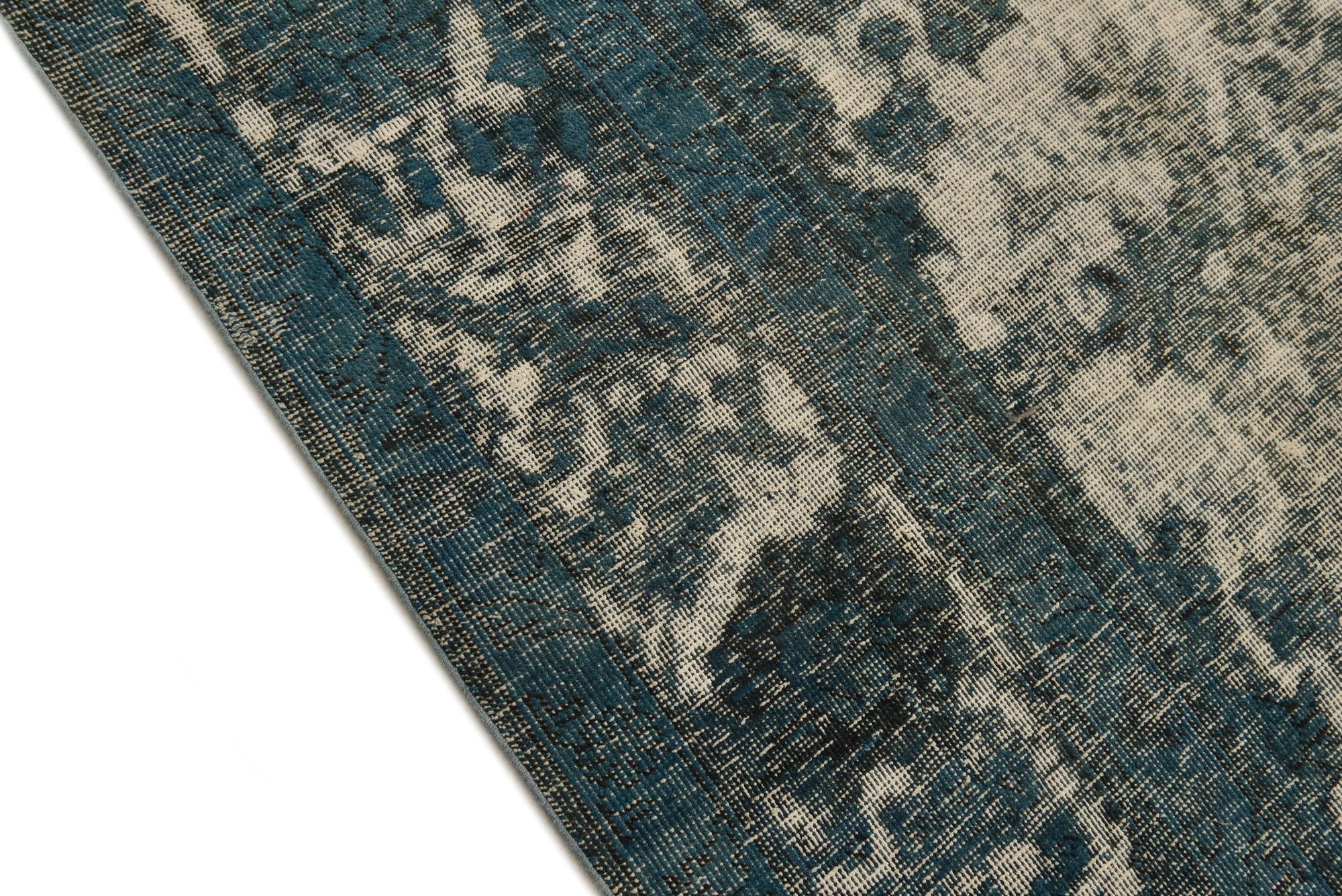 9' 4 x 12' 6 Hand Knotted Ultra Vintage Persian Wool Rug