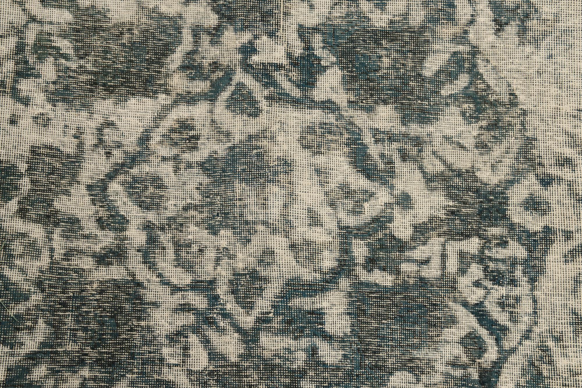 9' 4 x 12' 6 Hand Knotted Ultra Vintage Persian Wool Rug