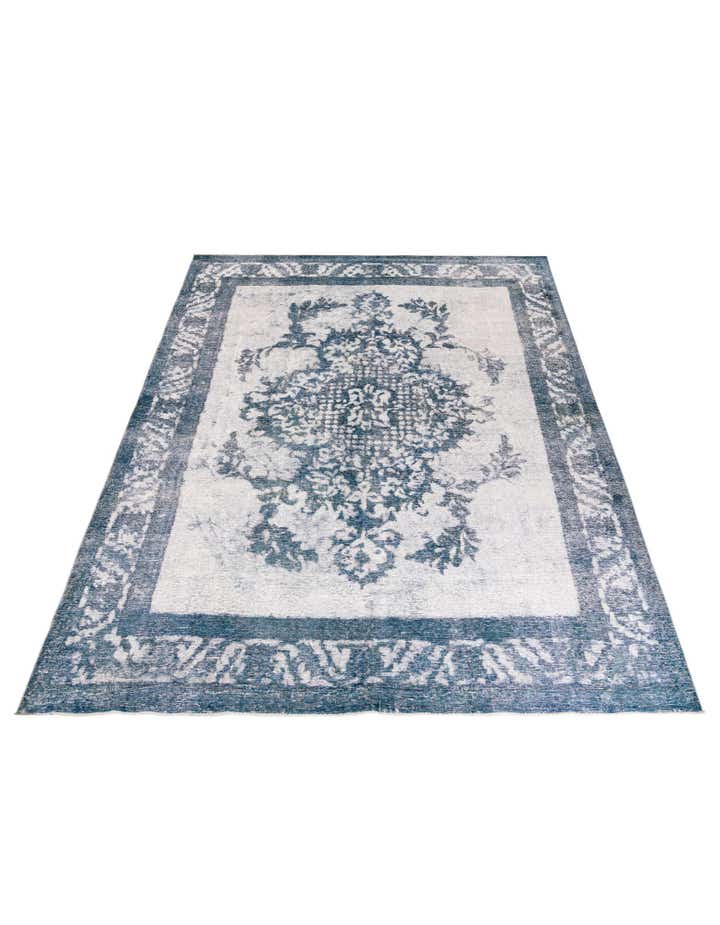 9' 8 x 12' 5 Hand Knotted Ultra Vintage Persian Wool Rug