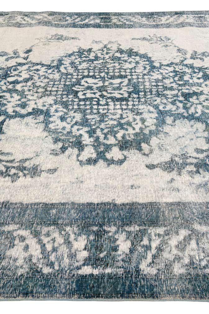 9' 8 x 12' 5 Hand Knotted Ultra Vintage Persian Wool Rug
