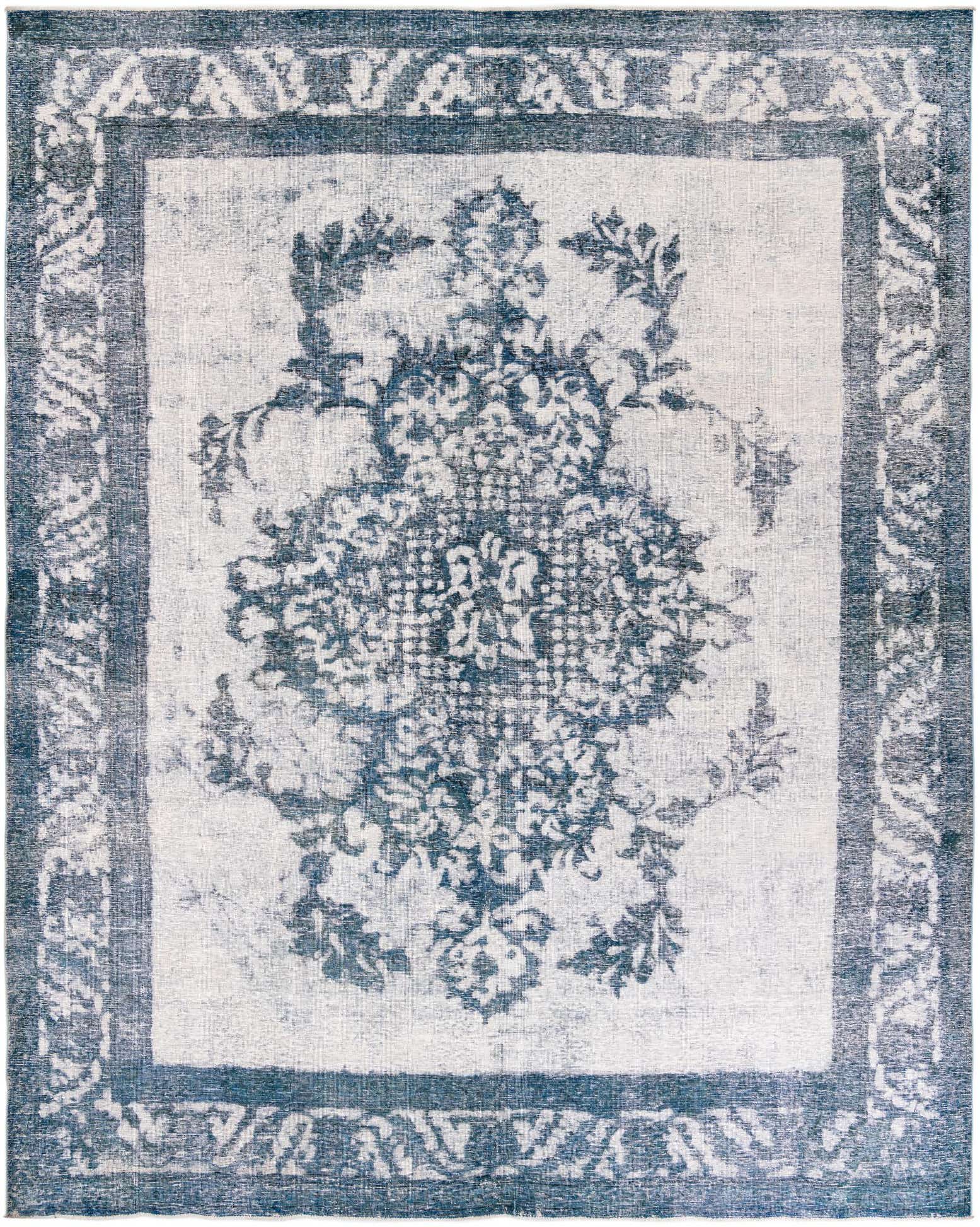 9' 8 x 12' 5 Hand Knotted Ultra Vintage Persian Wool Rug