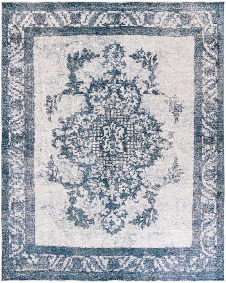 9' 8 x 12' 5 Hand Knotted Ultra Vintage Persian Wool Rug