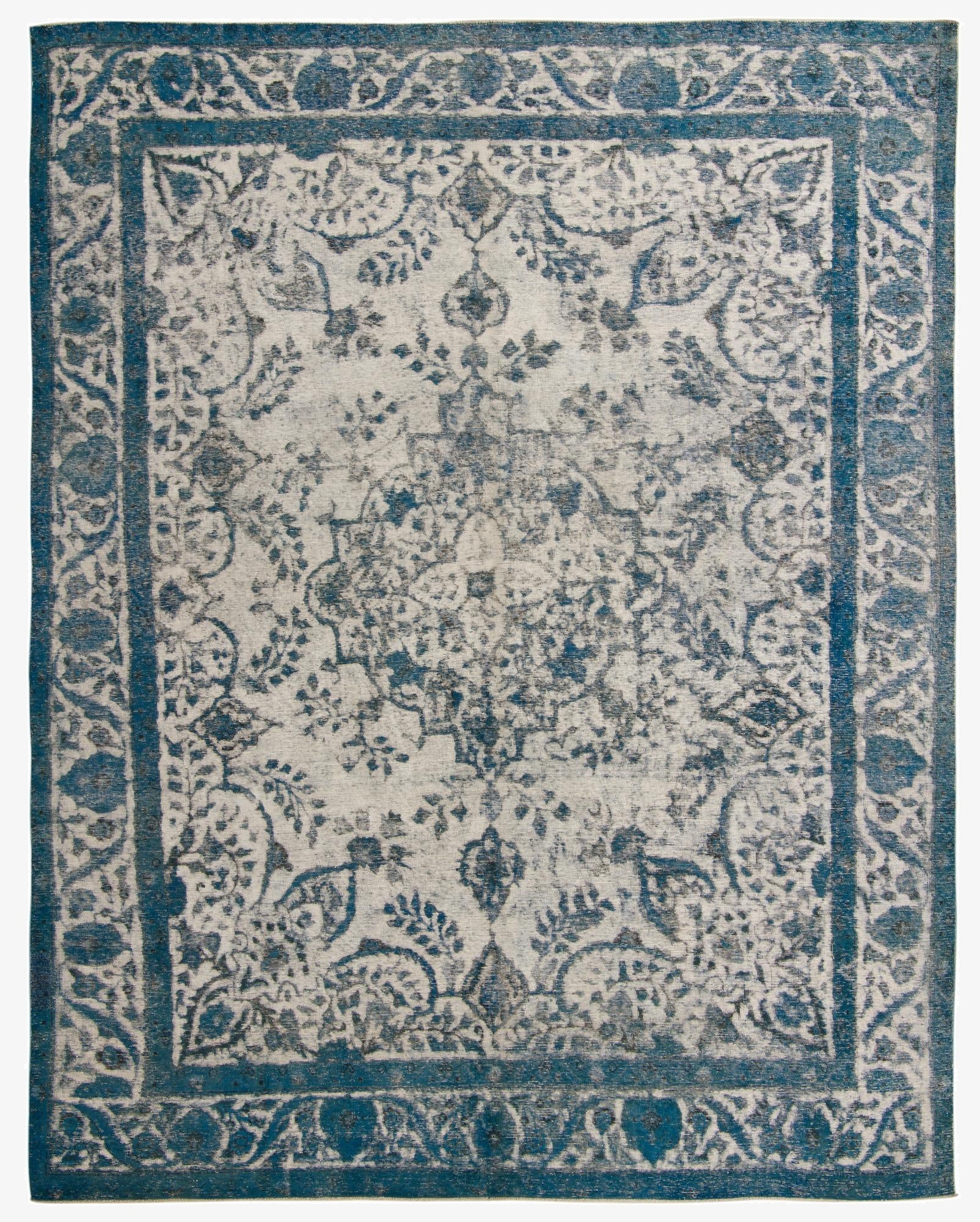 9' 10 x 12' 4  Hand Knotted Ultra Vintage Persian Wool Rug