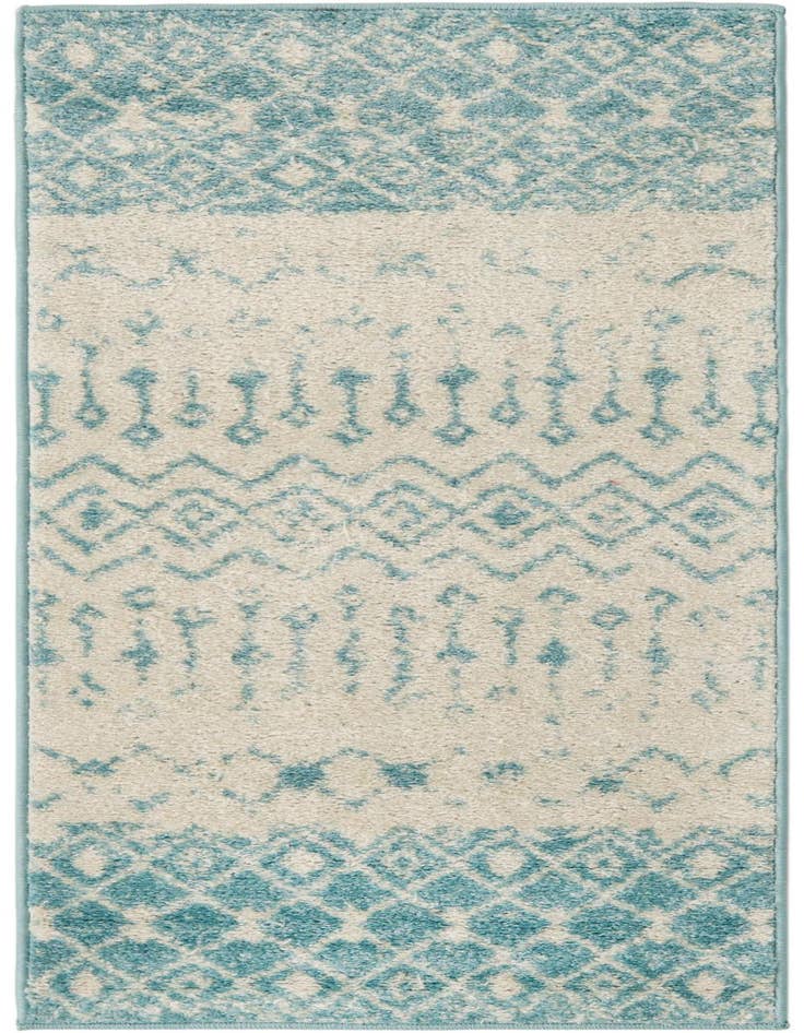 Detail image of 2' x 5' 3 Moroccan Trellis Runner Rug