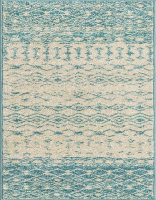 Detail image of 2' x 8' Moroccan Trellis Runner Rug
