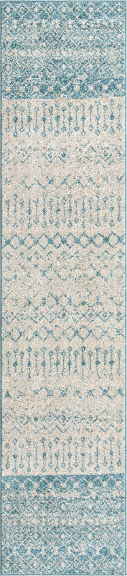 2' 7 x 12' Moroccan Trellis Runner Rug