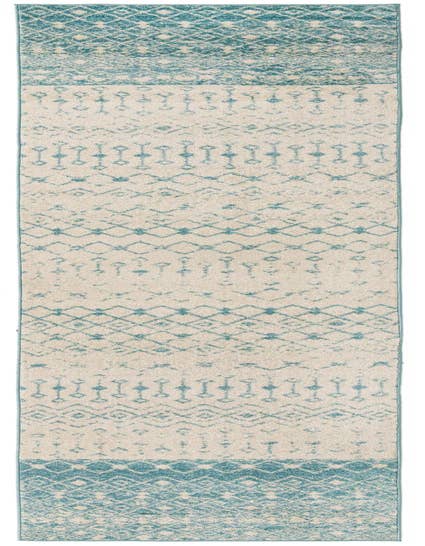 Detail image of 3' 3 x 16' 5 Moroccan Trellis Runner Rug