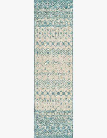 2' x 7' Moroccan Trellis Runner Rug