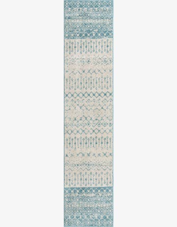 2' 7 x 12' Moroccan Trellis Runner Rug