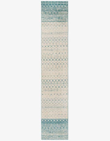 3' 3 x 16' 5 Moroccan Trellis Runner Rug