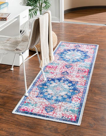 2' x 8' Washable Renaissance Runner Rug