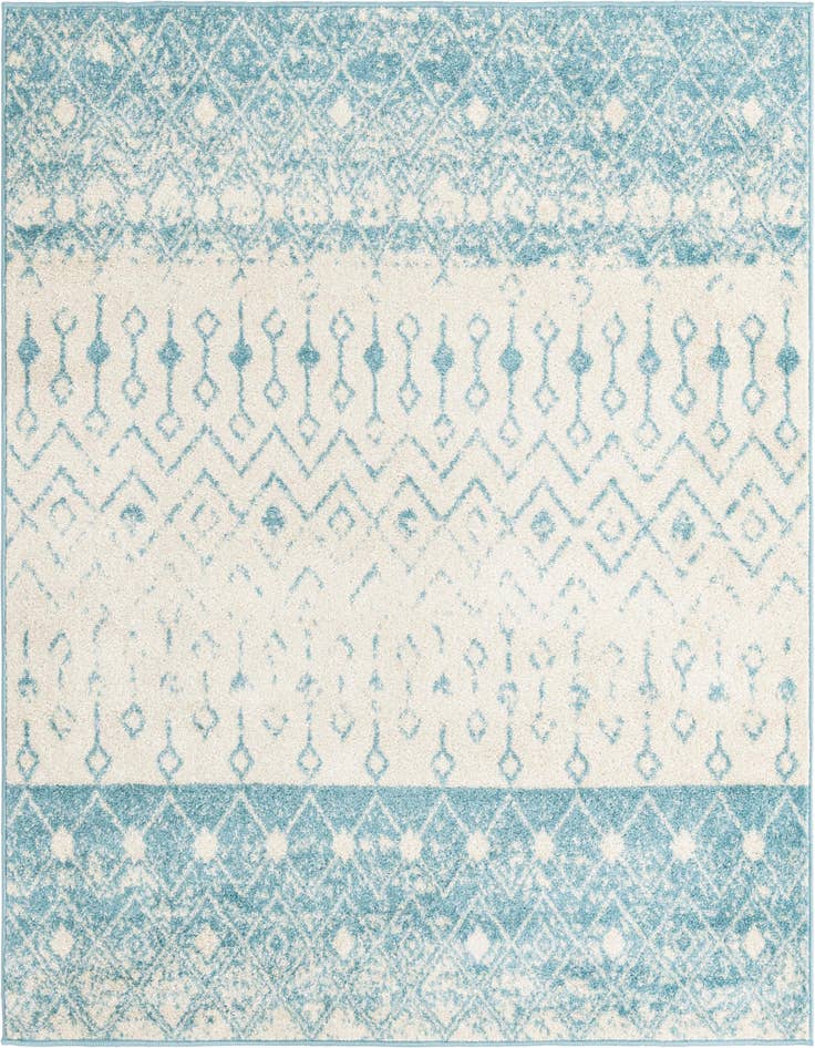 Detail image of 6' x 6' Moroccan Trellis Square Rug