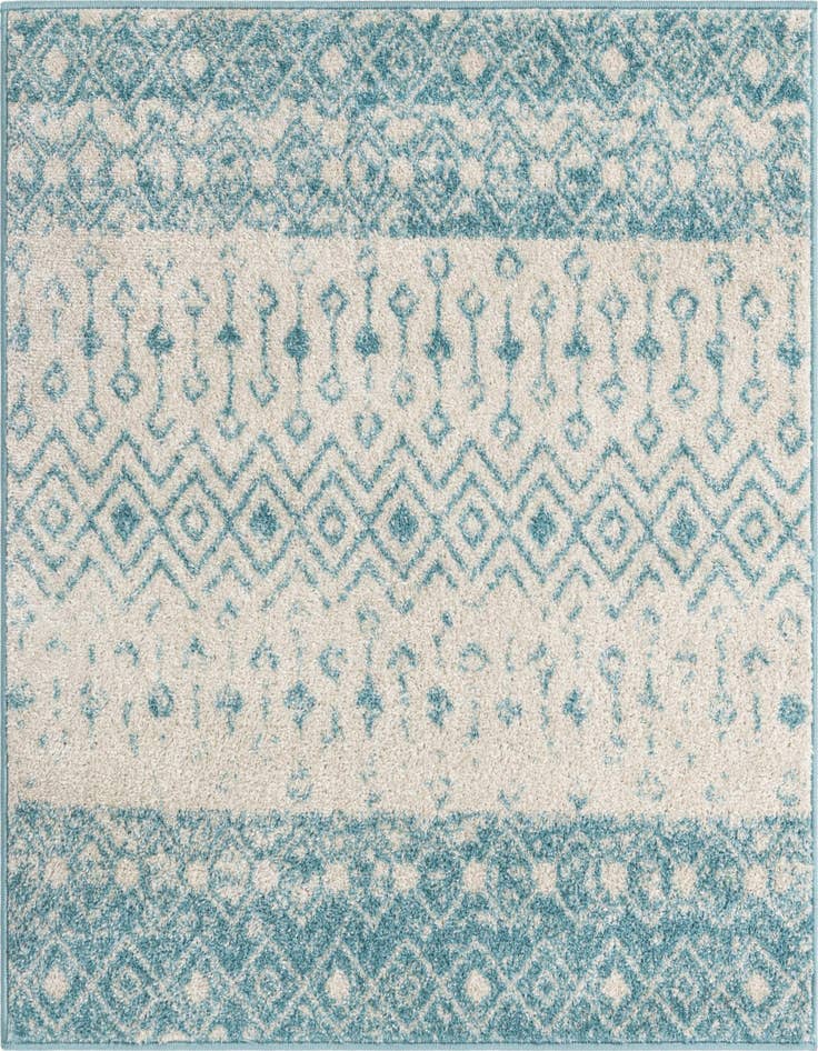 Detail image of 4' x 4' Moroccan Trellis Square Rug