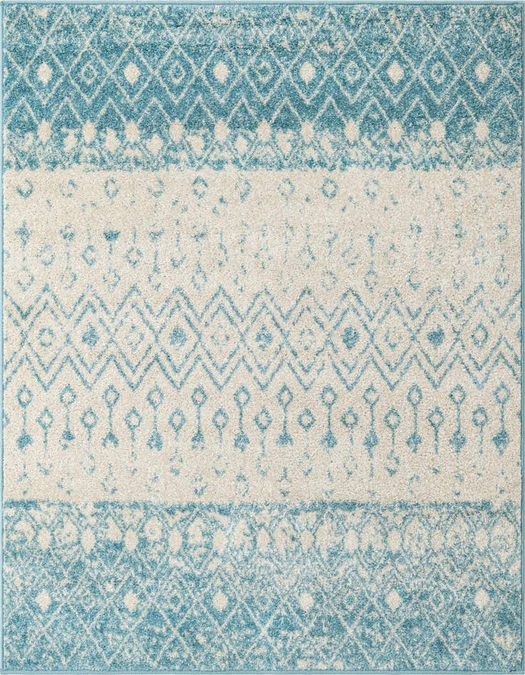 Detail image of 5' 3 x 5' 3 Moroccan Trellis Square Rug