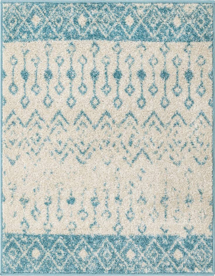 Detail image of 3' x 3' Moroccan Trellis Square Rug