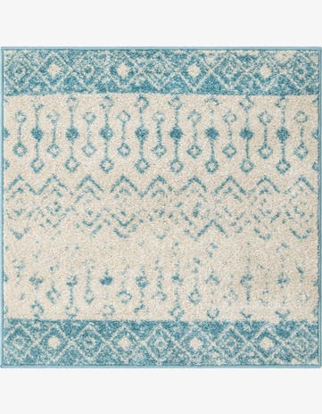 3' x 3' Moroccan Trellis Square Rug
