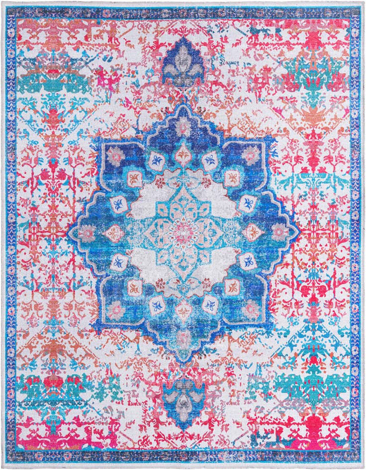 Detail image of 7' 10 x 7' 10 Washable Renaissance Square Rug