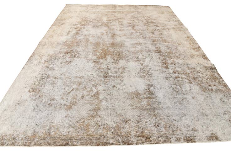 Detail image of 9' 4 x 12' 10 Hand Knotted Ultra Vintage Persian Wool Rug