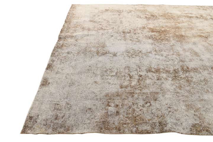 9' 4 x 12' 10 Hand Knotted Ultra Vintage Persian Wool Rug