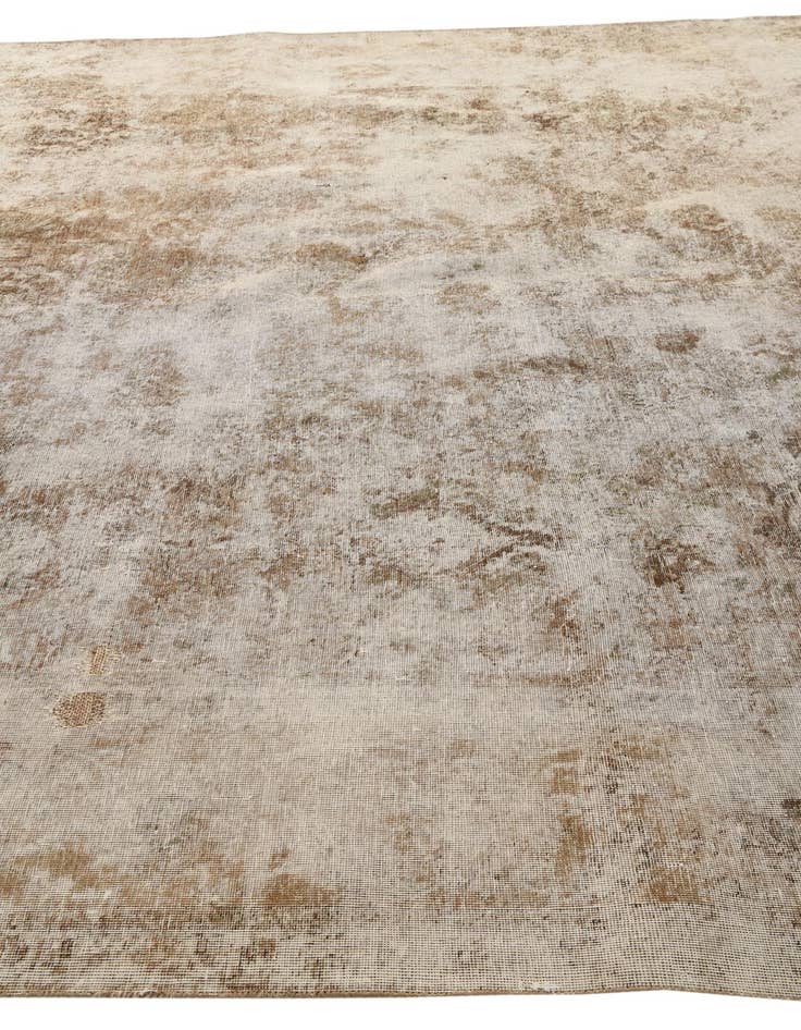 Detail image of 9' 4 x 12' 10  Hand Knotted Ultra Vintage Persian Wool Rug