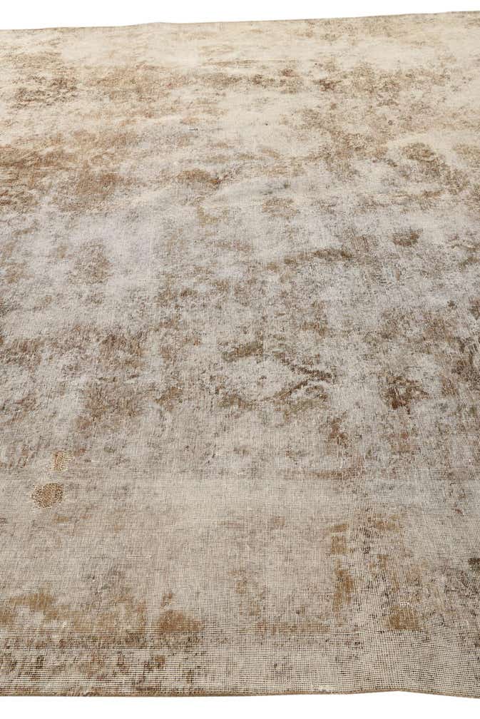 9' 4 x 12' 10 Hand Knotted Ultra Vintage Persian Wool Rug