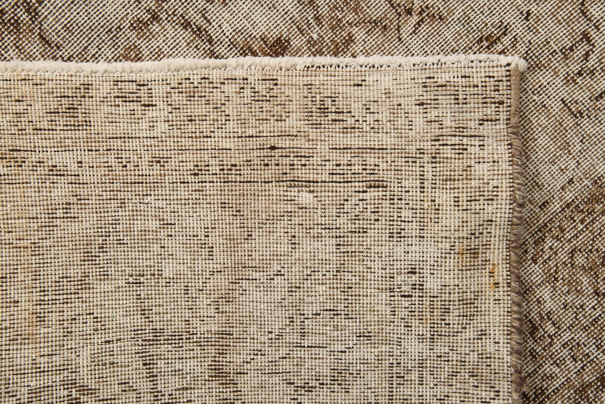 9' 4 x 12' 10 Hand Knotted Ultra Vintage Persian Wool Rug
