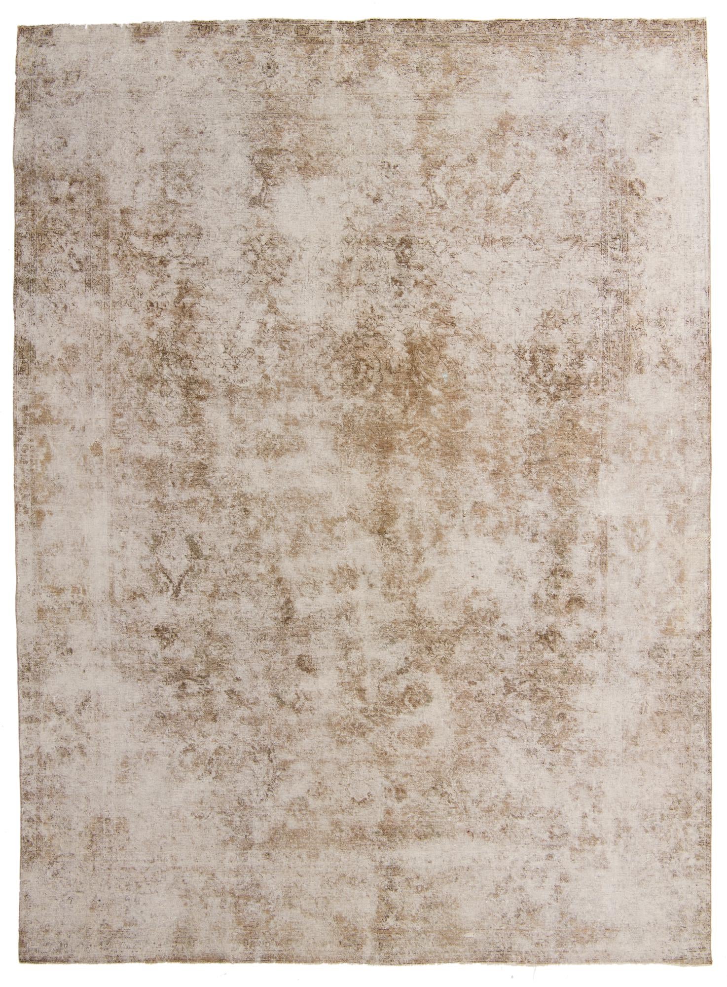 9' 4 x 12' 10 Hand Knotted Ultra Vintage Persian Wool Rug