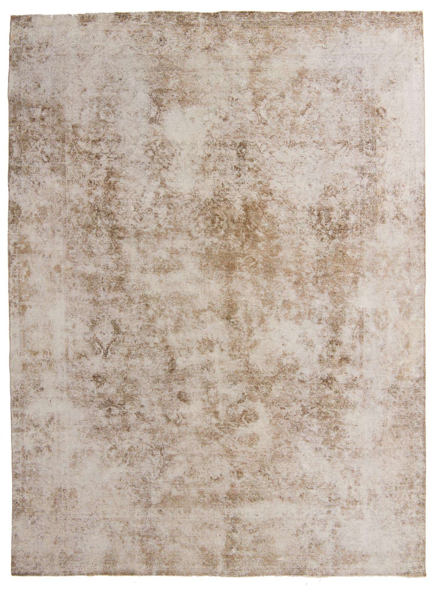 9' 4 x 12' 10 Hand Knotted Ultra Vintage Persian Wool Rug
