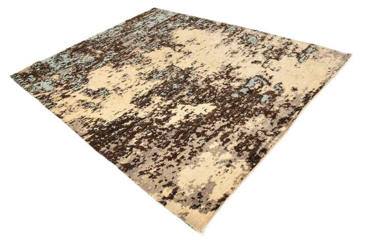 8' x 10' 2 Hand Knotted Darya Wool Rug