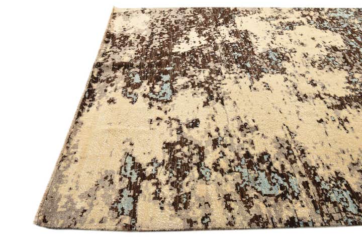 8' x 10' 2 Hand Knotted Darya Wool Rug