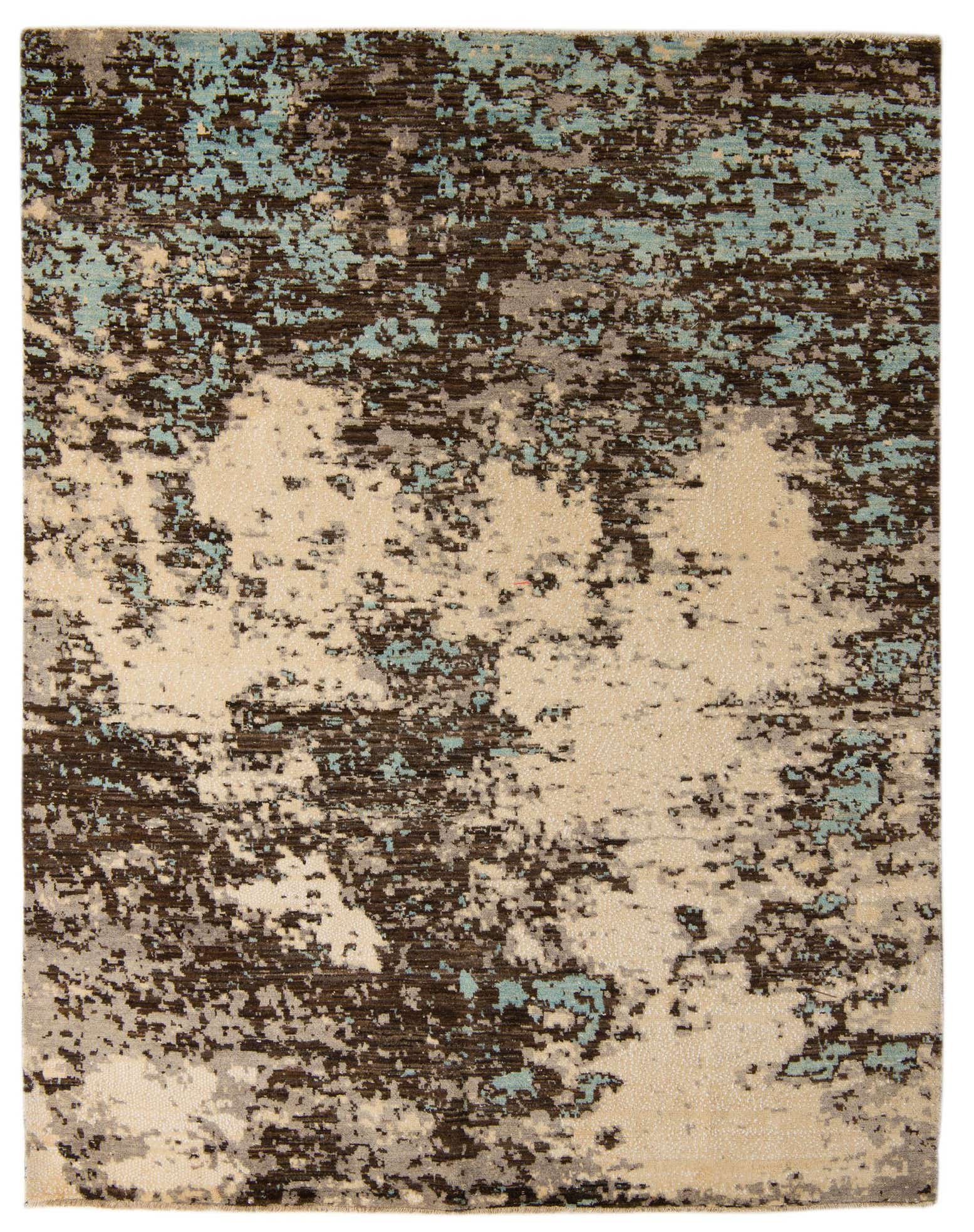 8' x 10' 2 Hand Knotted Darya Wool Rug