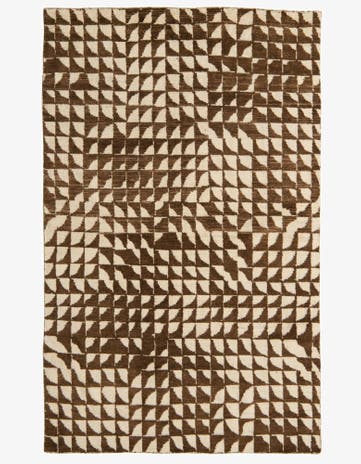 5' x 8' Hand Knotted Darya Wool Rug