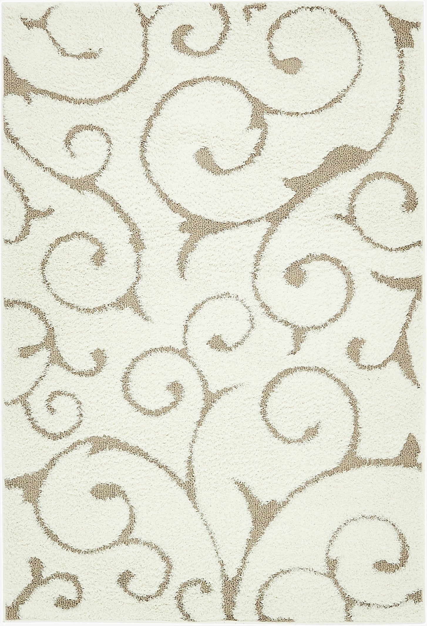 4' x 6' Floral Shag Rug