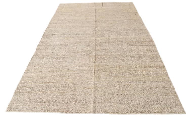 Detail image of 6' 3 x 9' 6 Hand Woven Kilim Modern Wool Rug
