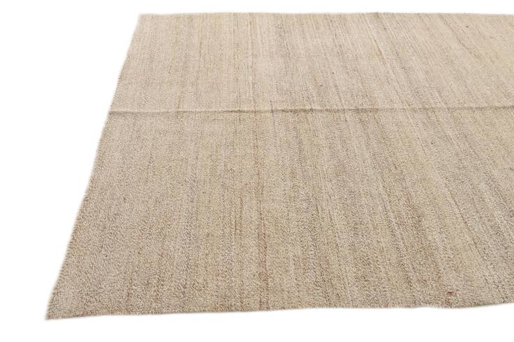 Detail image of 6' 3 x 9' 6 Hand Woven Kilim Modern Wool Rug