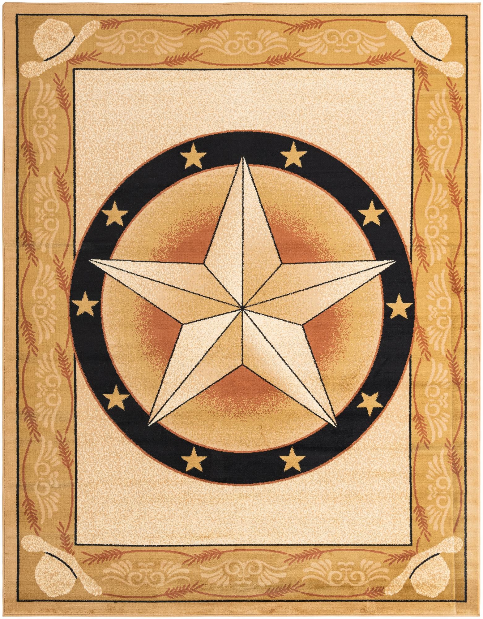 Rug Ivory Brown Swatch link