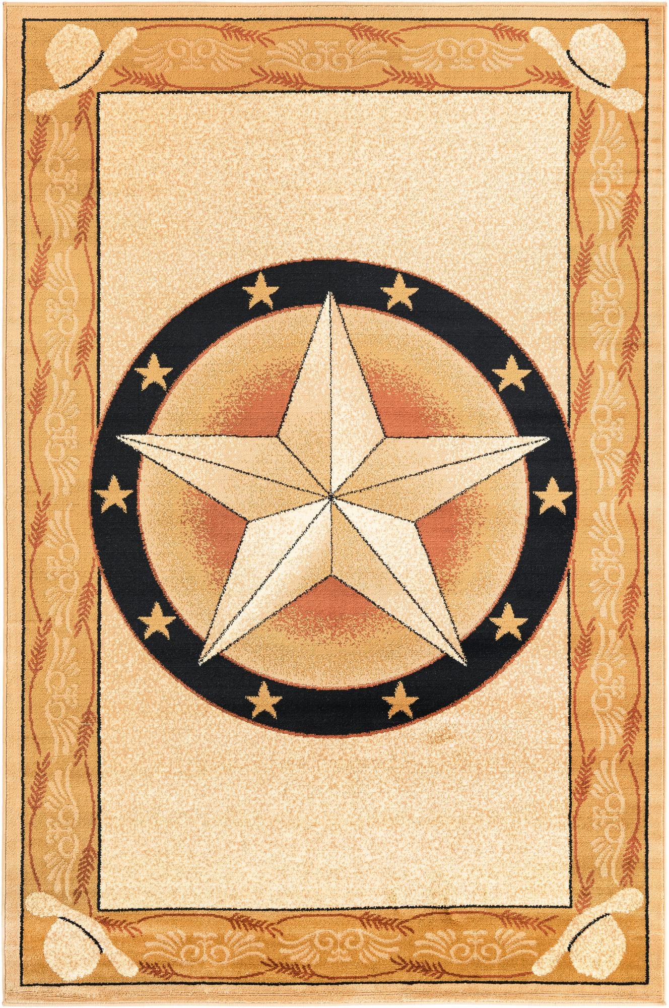 Rug Ivory Brown Swatch link