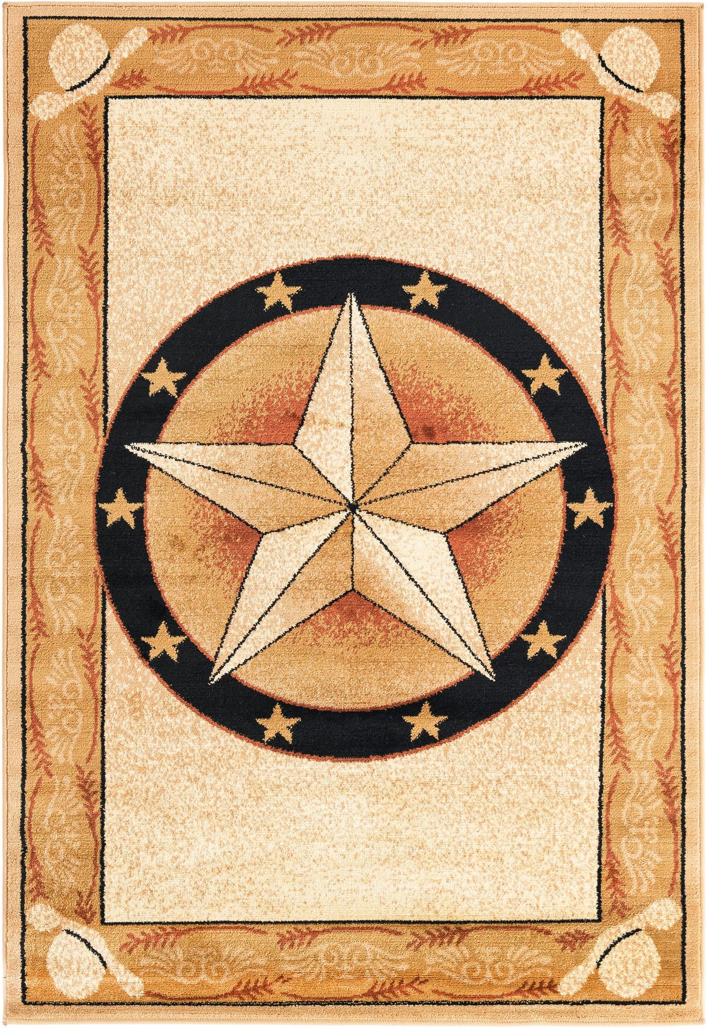 Rug Ivory Brown Swatch link