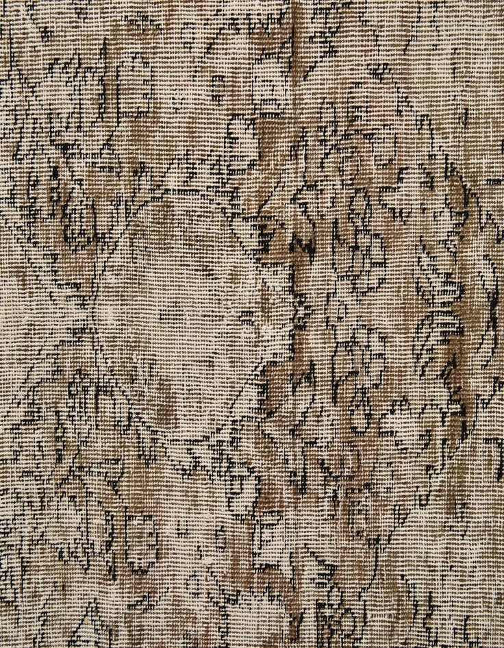 Detail image of 6' 4 x 9' 4  Hand Knotted Ultra Vintage Persian Wool Rug