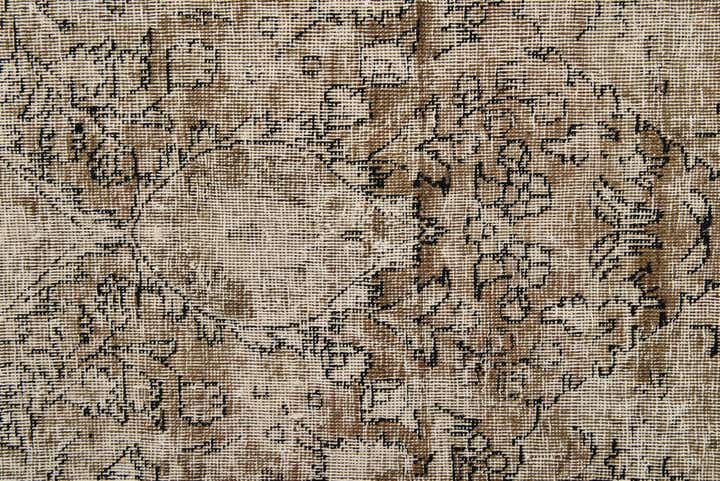 6' 4 x 9' 4 Hand Knotted Ultra Vintage Persian Wool Rug